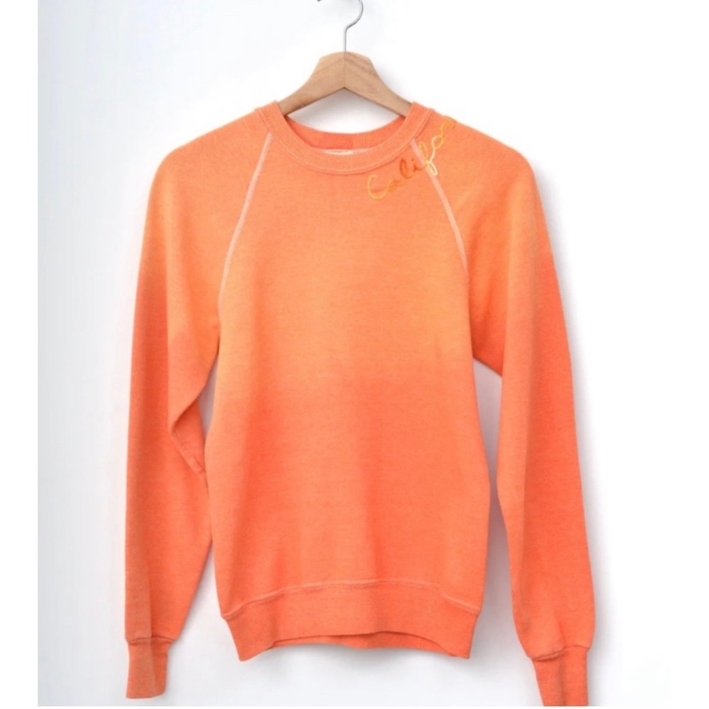 I Stole My Boyfriends Shirt Orange Vintage Sweatshirt Queen Anne Embroidered